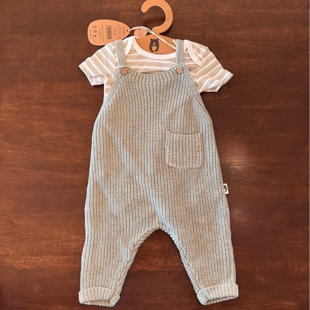 Cozy Knit Overalls for Kids